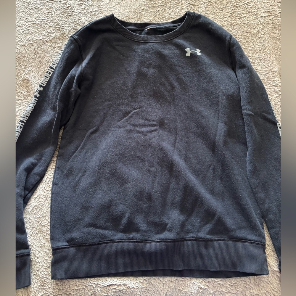 Black Under Armour Crewneck Sweatshirt